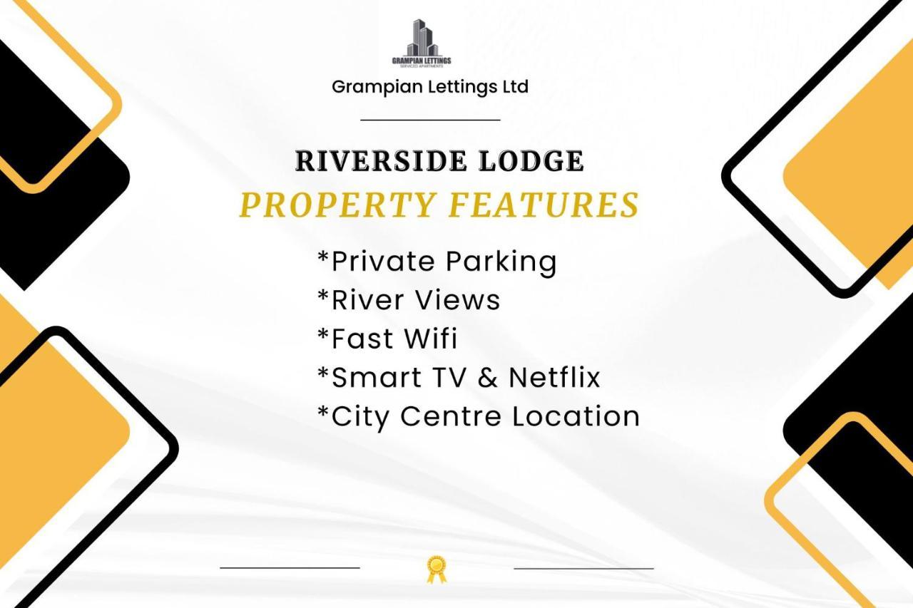 Riverside Lodge - Grampian Lettings Ltd แอเบอร์ดีน ภายนอก รูปภาพ